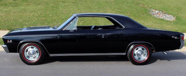 1967 Chevrolet Chevelle Matching Numbers Original SS396, 4-Speed, and Triple Black