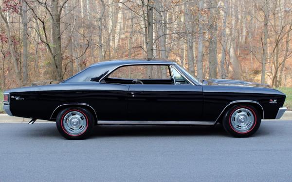 1967 Chevrolet Chevelle Matching Numbers Original SS396, 4-Speed, and Triple Black